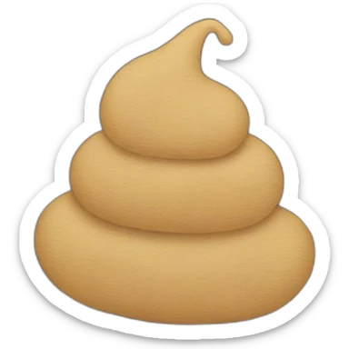 Poop sticker