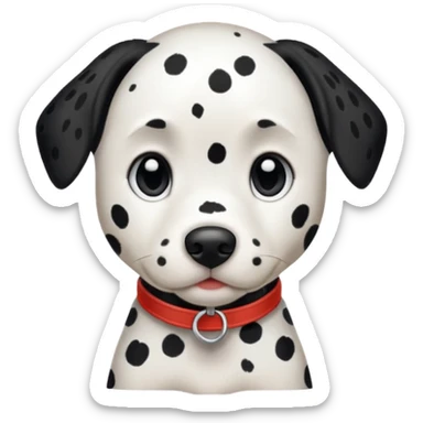 Dalmatian dog sticker