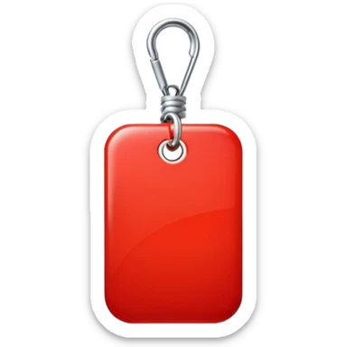 Tag vermelha sticker