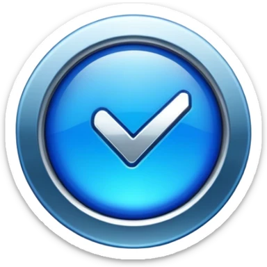 Blue tick instagram  sticker