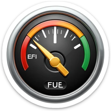 fuel gauge icon sticker