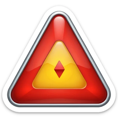 simbolo de alerta sticker