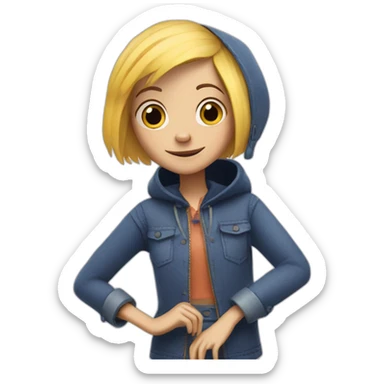 coraline jones sticker