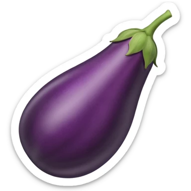  veins in eggplant sticker