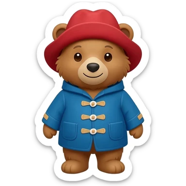 cute paddington bear sticker