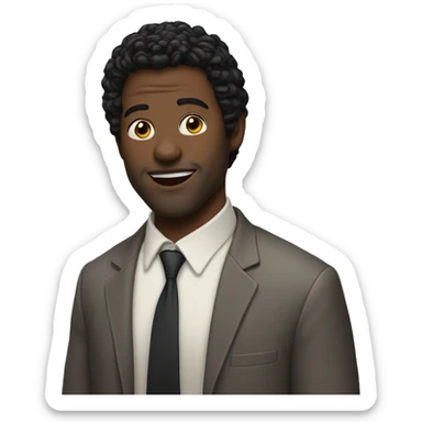 matt cornett actor black hair, white guy sticker