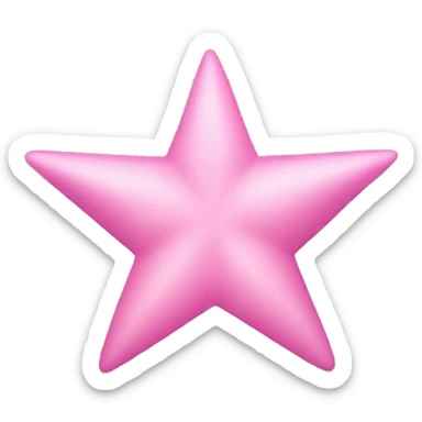 Three small pink , 4-pointed stars grouped together. The stars have a slightly elongated shape, giving them a twinkling effect. They vary in size, with the largest star in the center and two smaller stars on either side.  sticker
