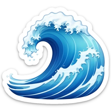 Wave sticker