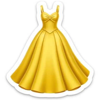 Belle’s dress sticker