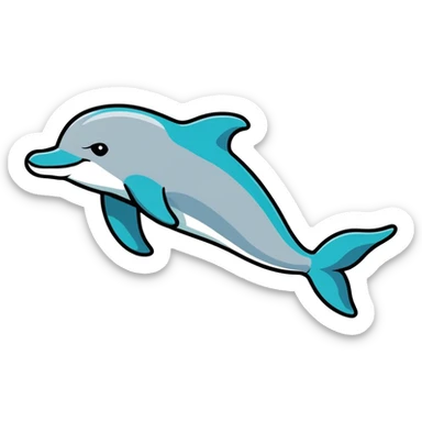 dolphin sticker