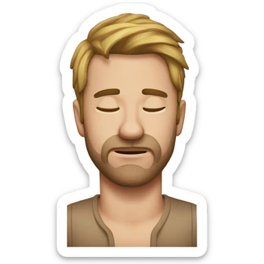 Hangover emoji sticker