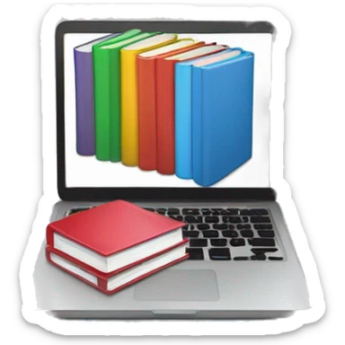 Resource Emoji 
Usage: To refer to shared resources or reference materials.
Design Idea: laptop with e-books sticker
