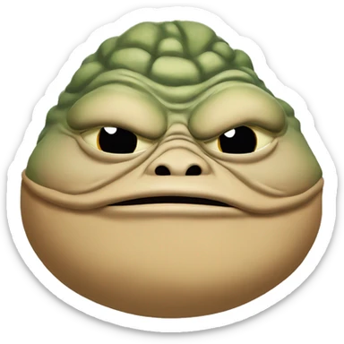 Jabba the Hutt from Star Wars sticker