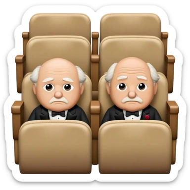 Statler and Waldorf  sticker