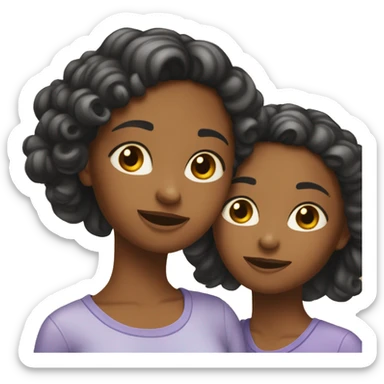 Deux filles copines sticker