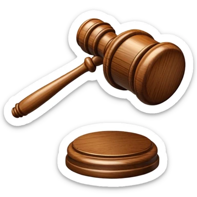 auction gavel  sticker