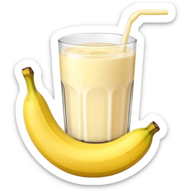 banana milk sticker