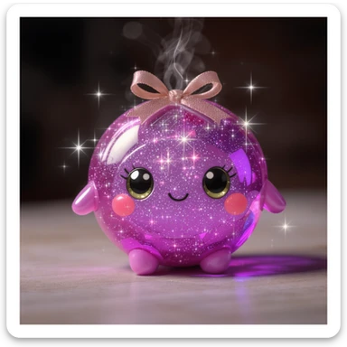 cute and shiny object with sparkles sticker