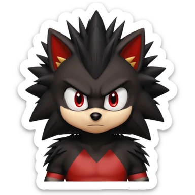 Sonic the hedgehog: Shadow the hedgehog sticker