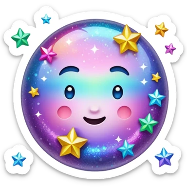 ✨️ covered in glitter sticker