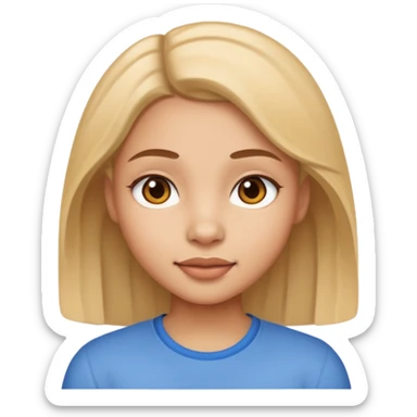 ios avtar imoji girl sticker