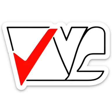 Verizon Logo with an X through it sticker