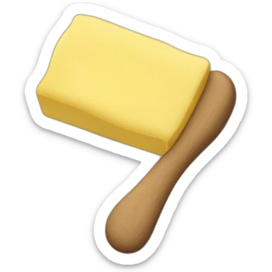 Stick of butter sticker