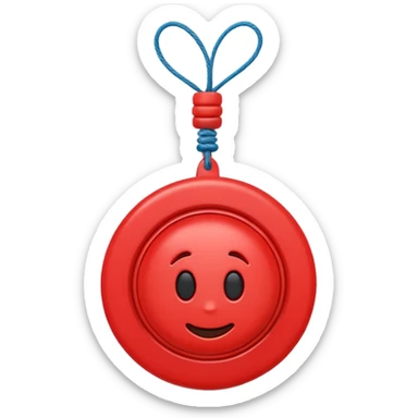 yo yo toy with string sticker