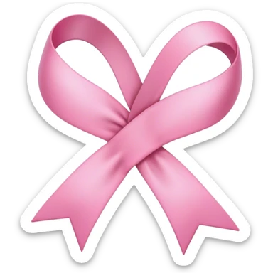 A cute ribbon  sticker