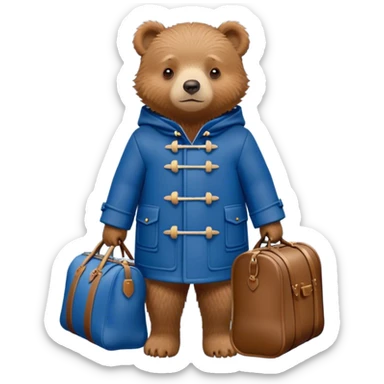 Paddington bear sticker