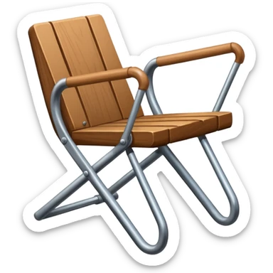 una silla y una mancuerna sticker