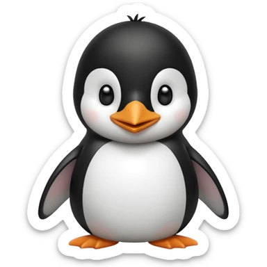 linux tux sticker