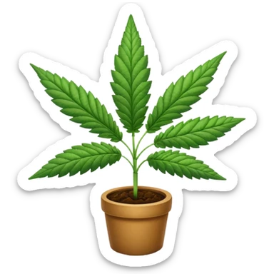 Weed sticker
