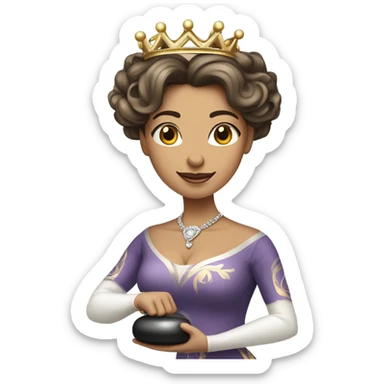 Curling Queen VIP sticker