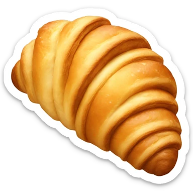 Croissant asthetic sticker