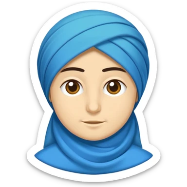 maden formatında mavi elmas sticker