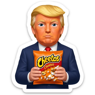 donald trump chettos sticker