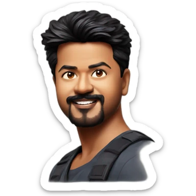 Thalapathy Vijay  sticker