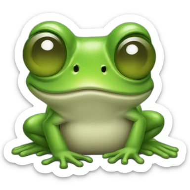 grenouille funky sticker