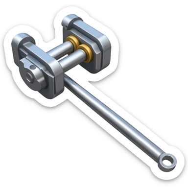 Pistón y biela motor sticker