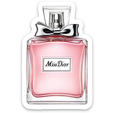 miss dior perfume sticker