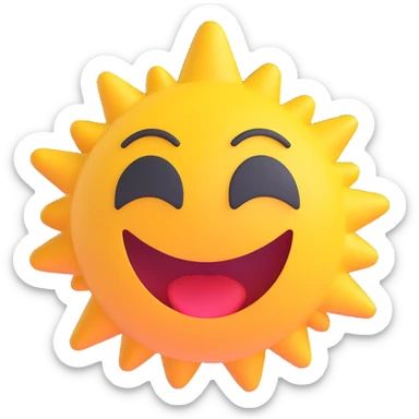 the word 'boom' in bold and expressive style, 3D emoji style sticker