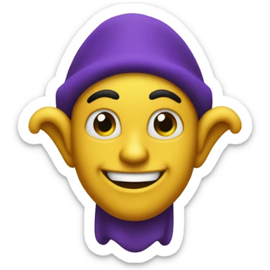 jester minimalism  sticker