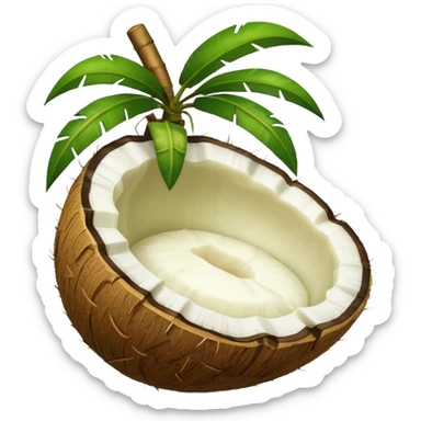 Tender Coconut normal sticker