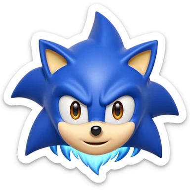 Faça ele feliz o sonic sticker