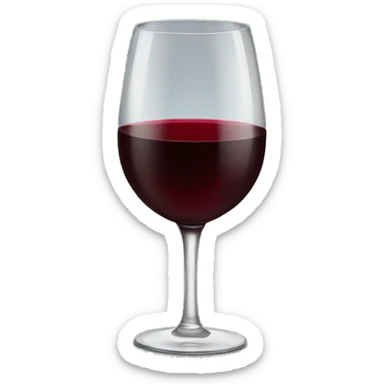 red wine sticker