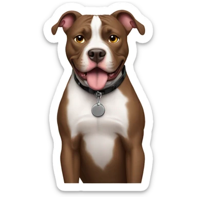 Pitbull helpfully shooting sticker
