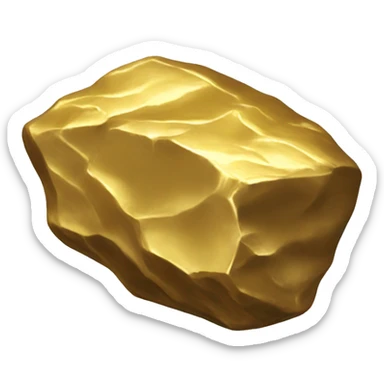 Gold nugget sticker