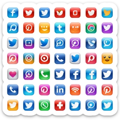 Redes sociales sticker