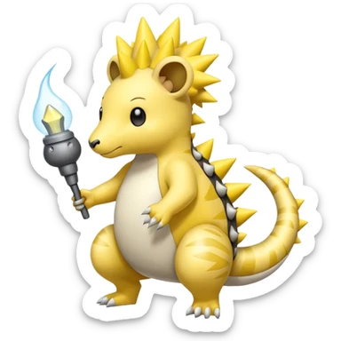Ampharos-Rhypherior-Flaaffy-fusion sticker